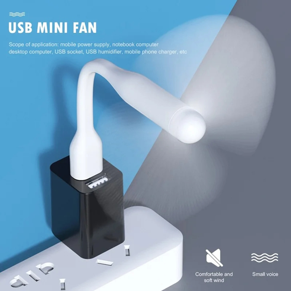 Mini ventilateur USB (TUF1) - 5V - Orange