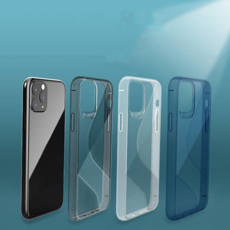 Coque S-Case TPU pour Apple iPhone 12 Pro Max - Noir