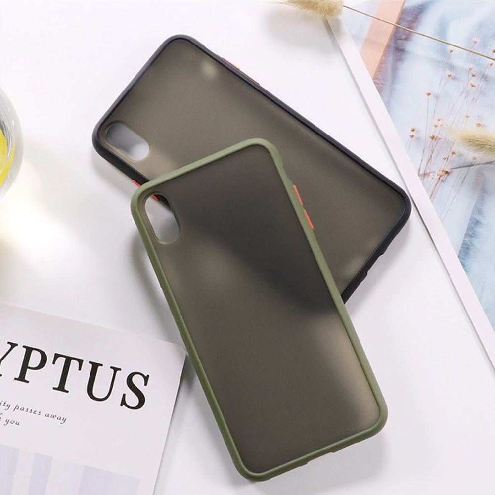 Coque Vennus Button Matt pour Xiaomi Redmi 9A - Transparent