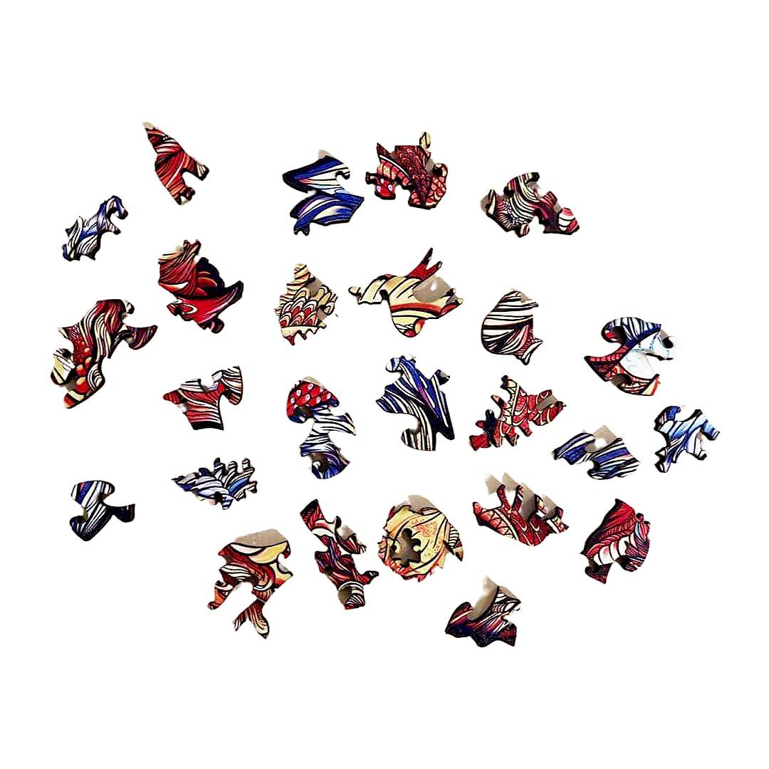 Puzzle en bois - Flamant / L