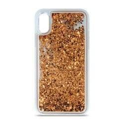 Coque à paillettes liquides pour Apple iPhone 6 Plus/iPhone 6s Plus/iPhone 7 Plus/iPhone 8 Plus - Doré