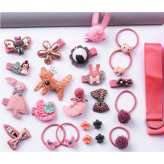 Accessoires capillaires dans la valisette Fée - TypH