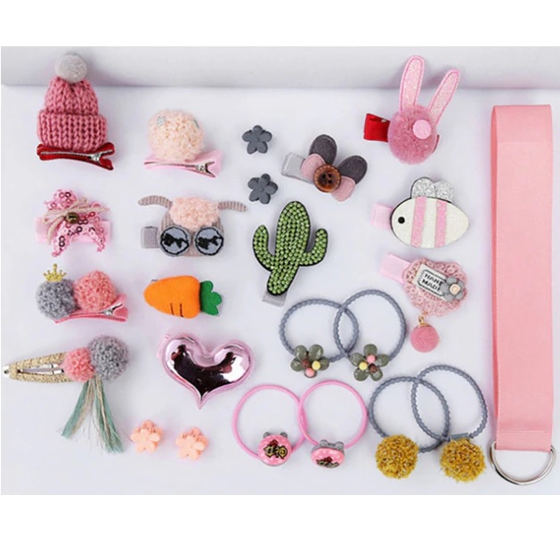 Accessoires capillaires dans la valisette Fée - TypH
