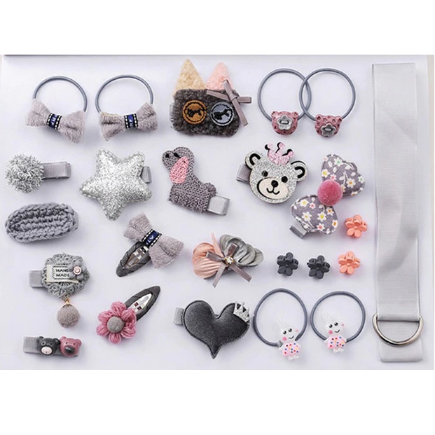 Accessoires capillaires dans la valisette Fée - TypH