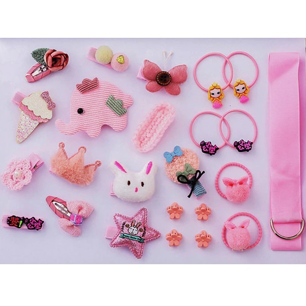 Accessoires capillaires dans la valisette Fée - TypH