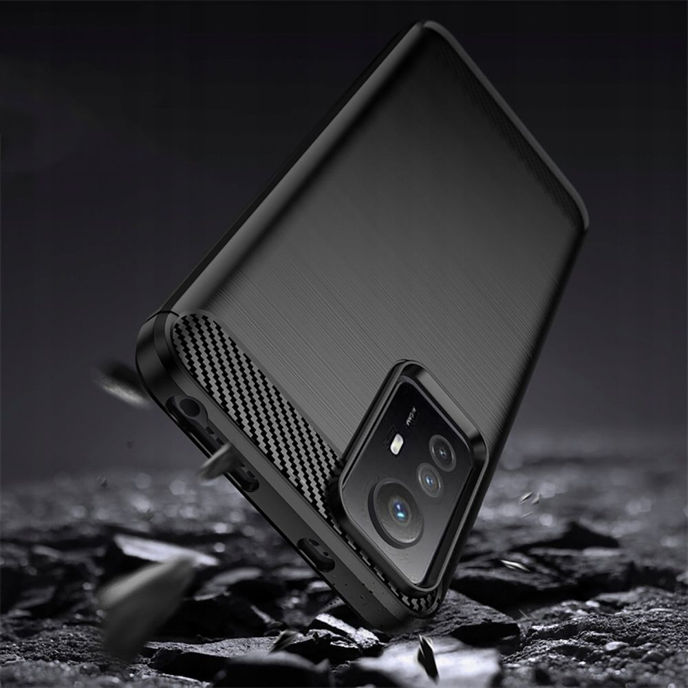 Coque Carbon Shield TPU pour Xiaomi Redmi Note 12S - Noir