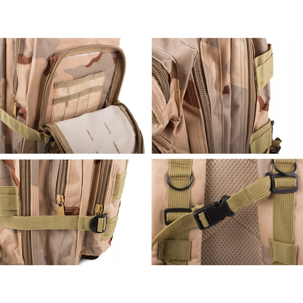 Sac à dos tactique 30L - Marron