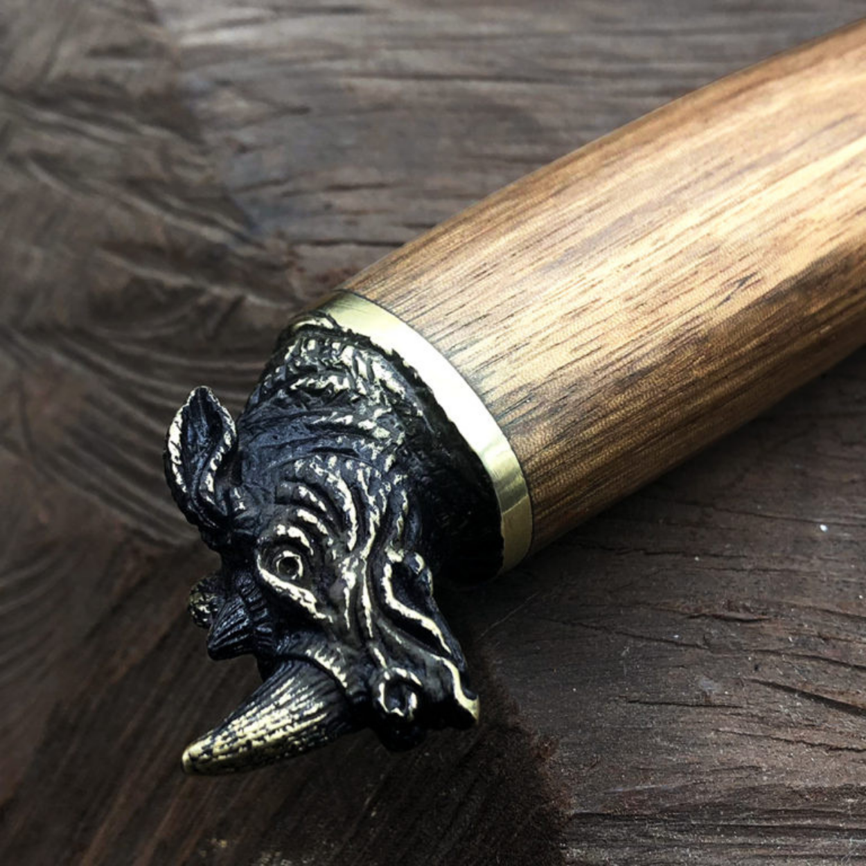 Couteau de plein air A3233 - Marron