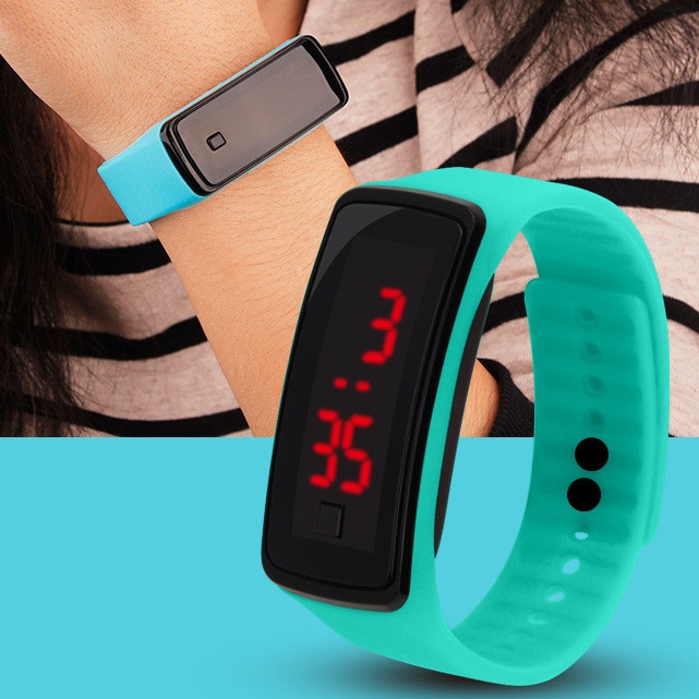 Montre en silicone EL-11580 - Orange