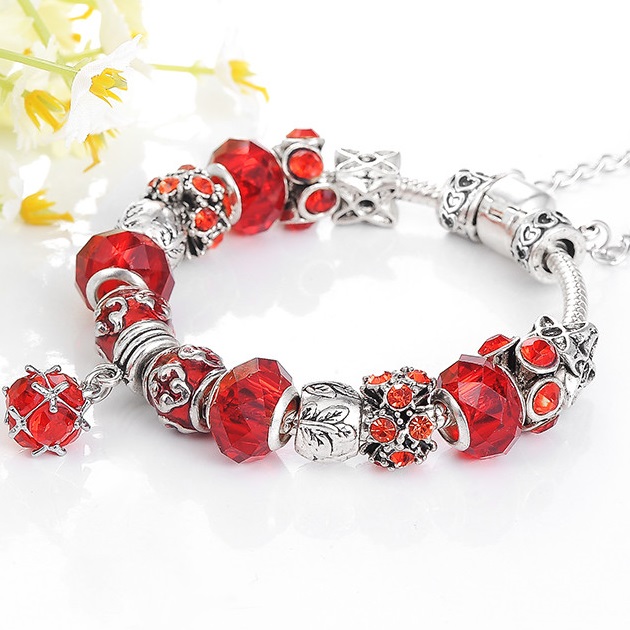 Bracelet ET-1723 - Argenté / Noir
