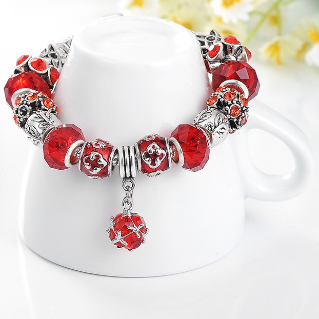 Bracelet ET-1723 - Argenté / Noir