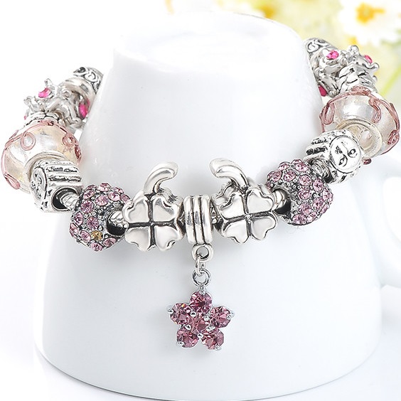 Bracelet ET-1723 - Argenté / Noir