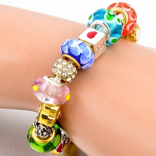 Bracelet ET-1723 - Argenté / Noir