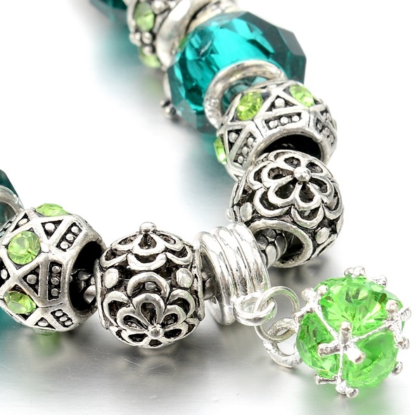 Bracelet ET-1723 - Argenté / Noir