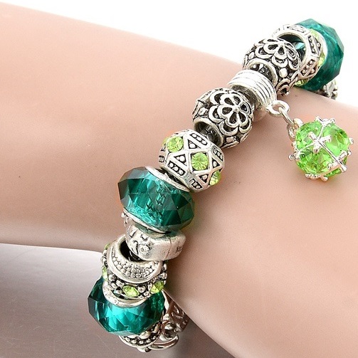 Bracelet ET-1723 - Argenté / Noir