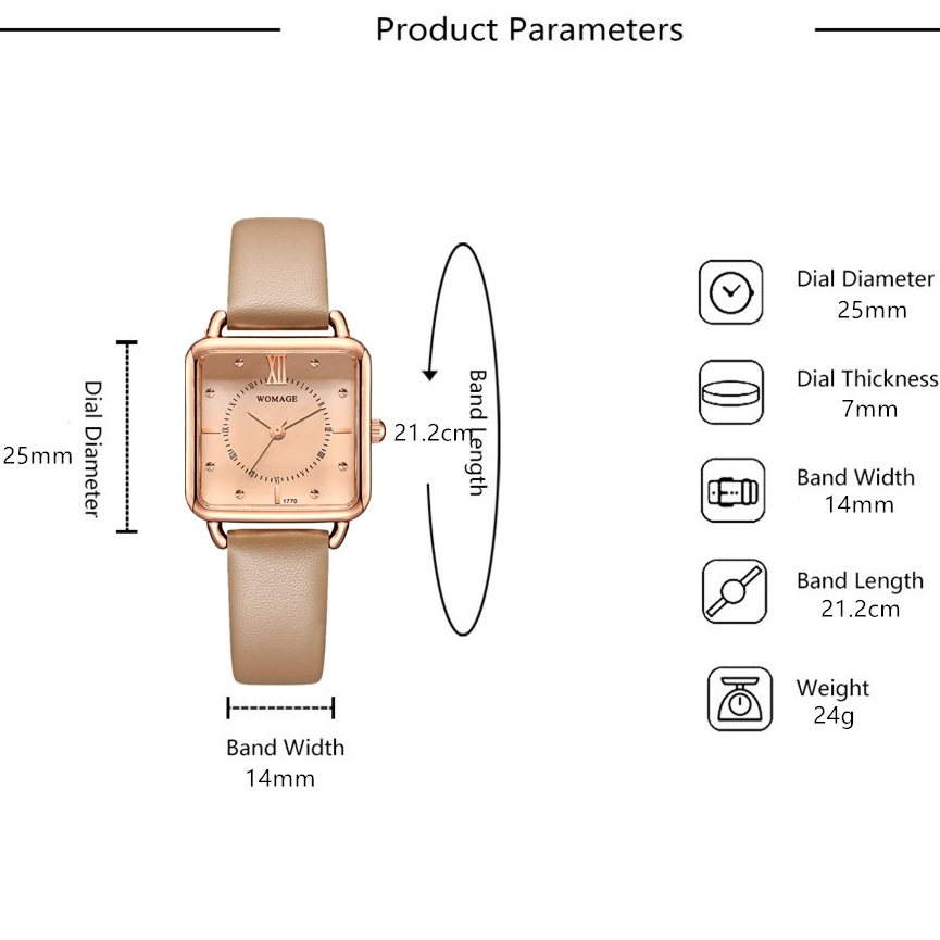 Montre PR-12549 - Marron 1