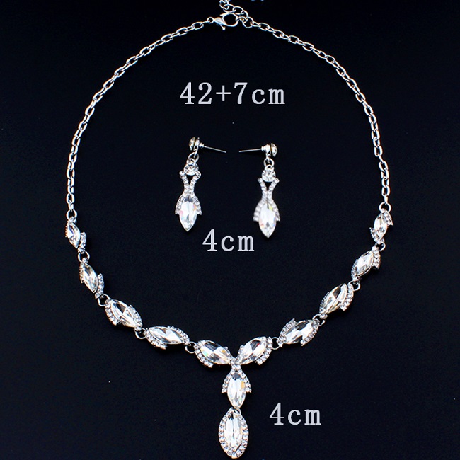 Set EY-3344 - Argenté / Cristal