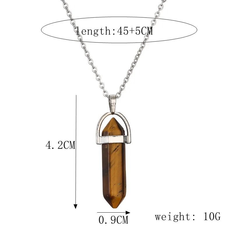 Collier AG-34114 - Marron / Vert