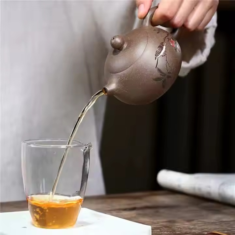 Théière SH-37640 - Marron / Gris