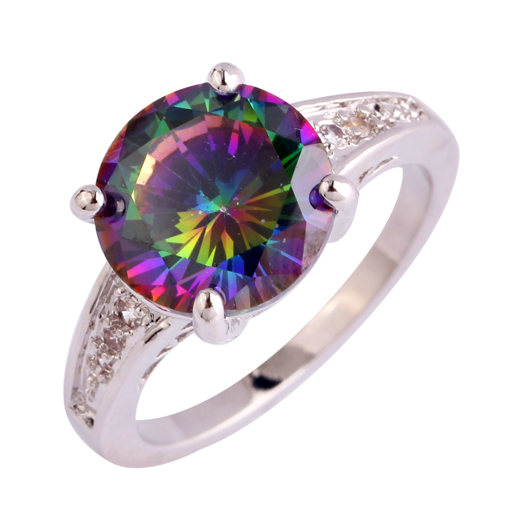 Bague CO-1216 - Argenté / Rouge / 52mm