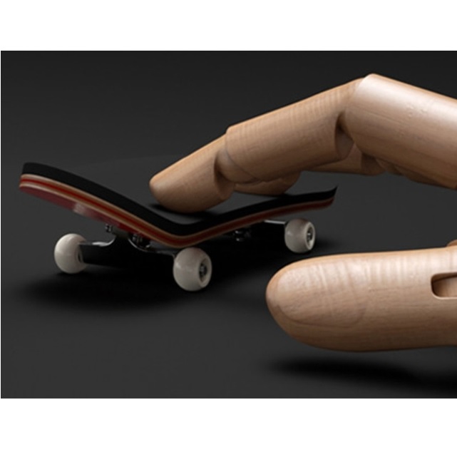 Finger Skateboard - Jaune