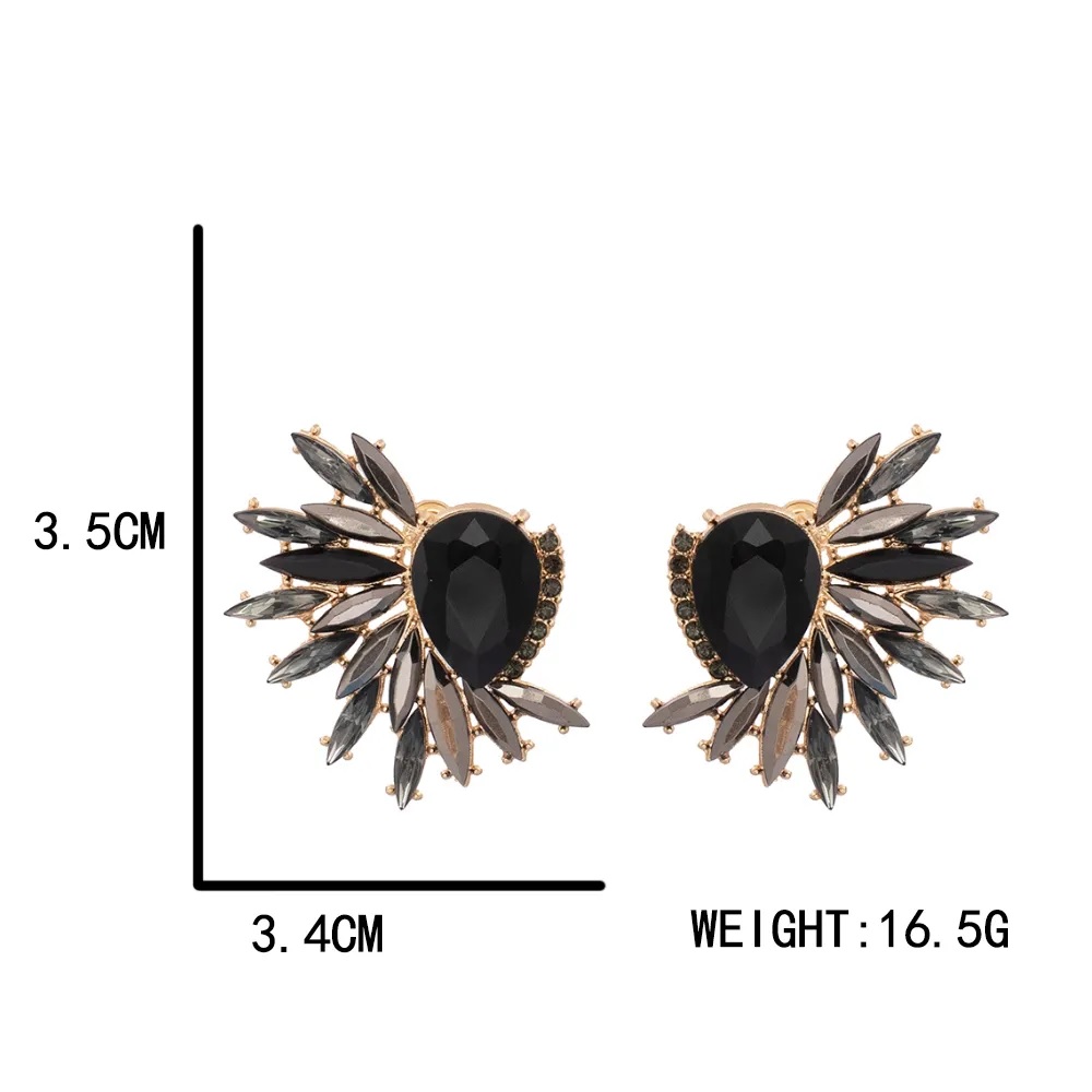 Boucles d'oreilles FL-33412 - Bleue