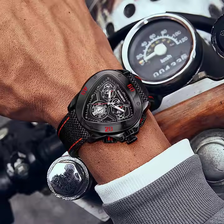 Montre FOXBOX TR-34956 - Noir / Or
