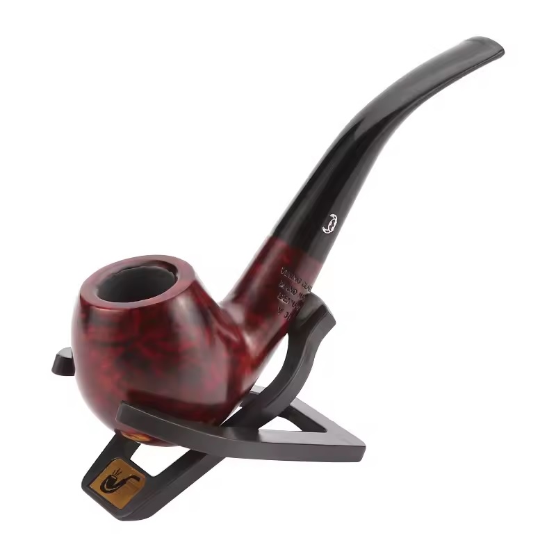 Support en plastique pour pipe - Noir