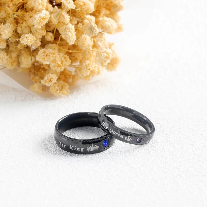 Bague His Queen - Noir / 67mm