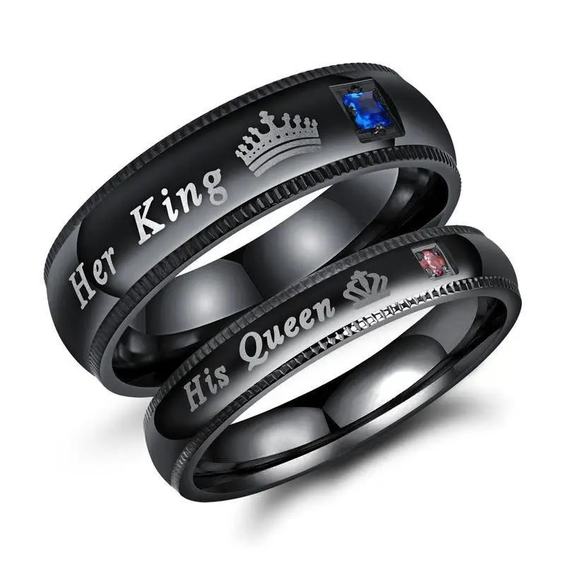 Bague His Queen - Noir / 67mm