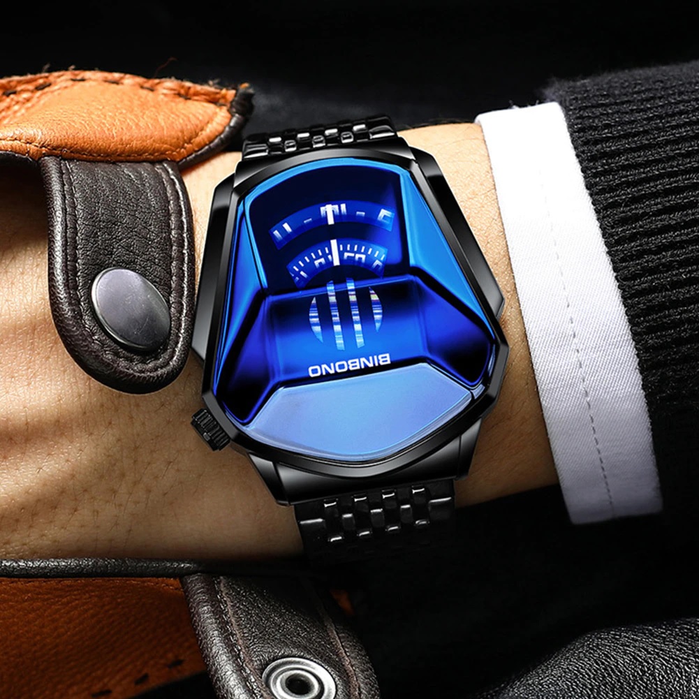 Montre pour homme MA-7495 - Doré / Bleu