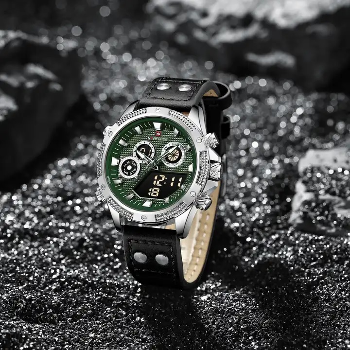 Montre NAVIFORCE KA-29538 - Marron / Bleue
