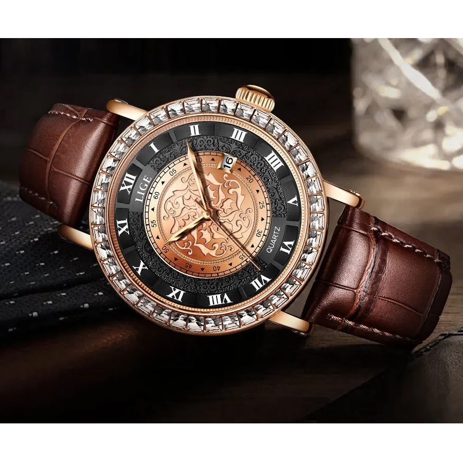 Montre LIGE DE-29502 - Noire