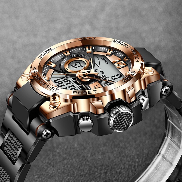 Montre LIGE RA-14664 - Noir / Argenté