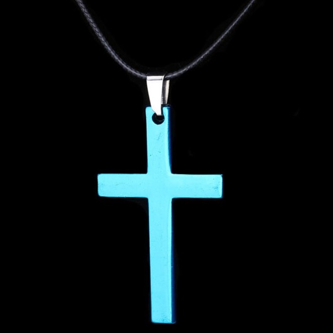 Collier Cross - Noir