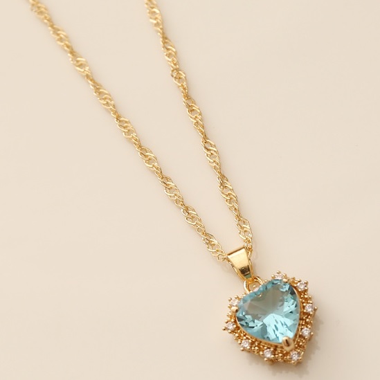 Collier ME-20739 - Doré / Marron clair