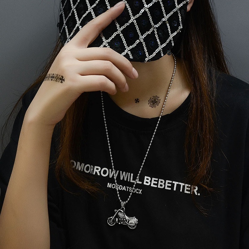 Collier Moto - Argenté