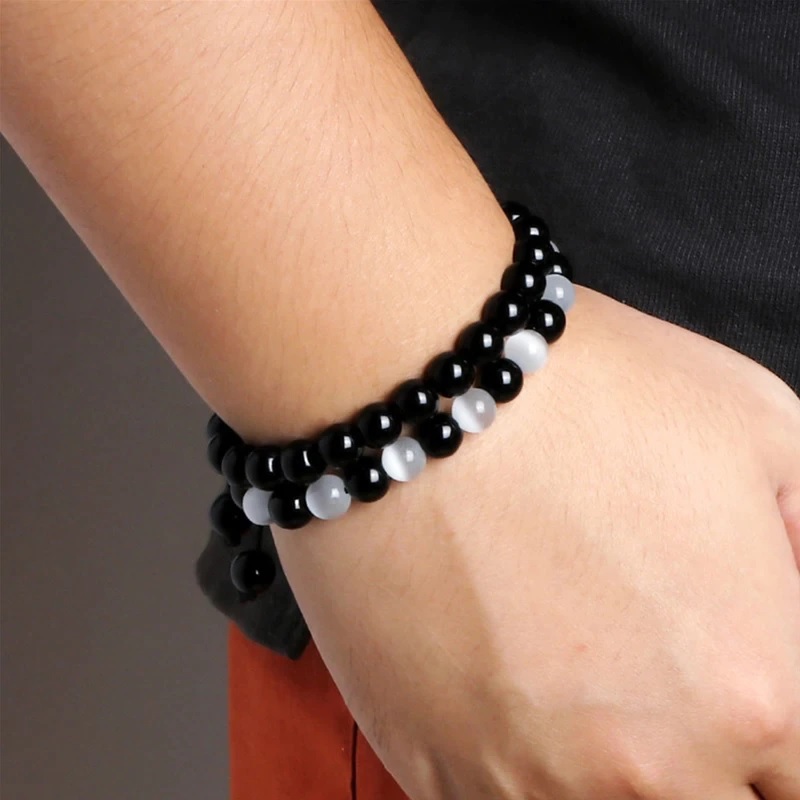 Bracelet ON-13284 - Noir / Gris