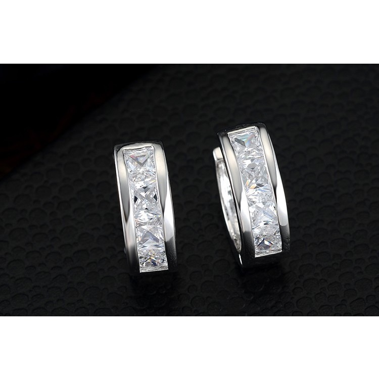 Boucles d'oreilles SA-1896 - Argentées