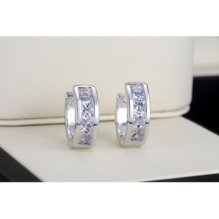 Boucles d'oreilles SA-1896 - Argentées