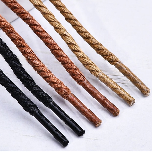 Lacets rondes pour chaussures - Noir