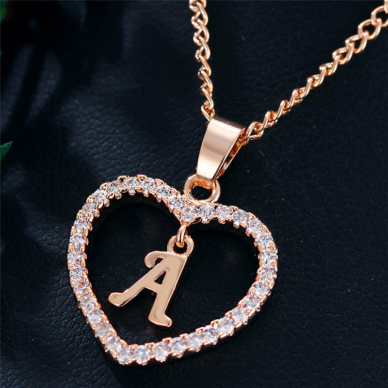 Collier Lettre - S / Argenté