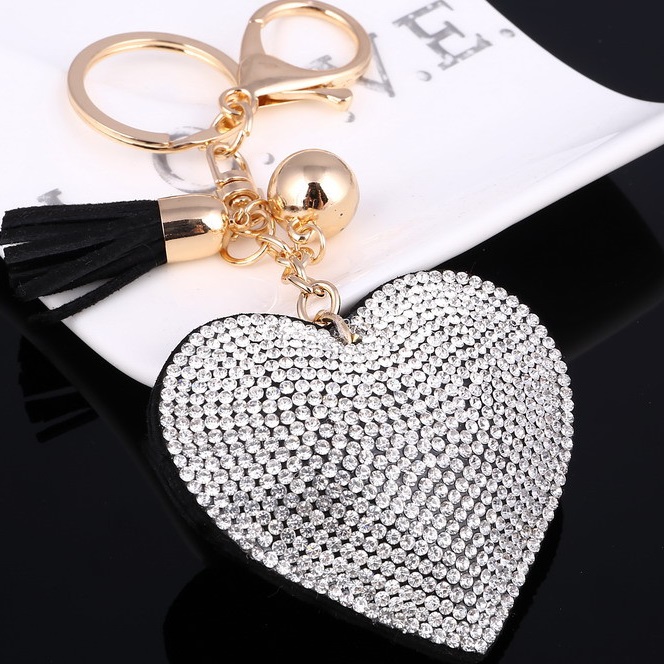 Pendentif Cœur - Gris