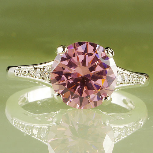 Bague CO-1216 - Argenté / Rouge / 52mm