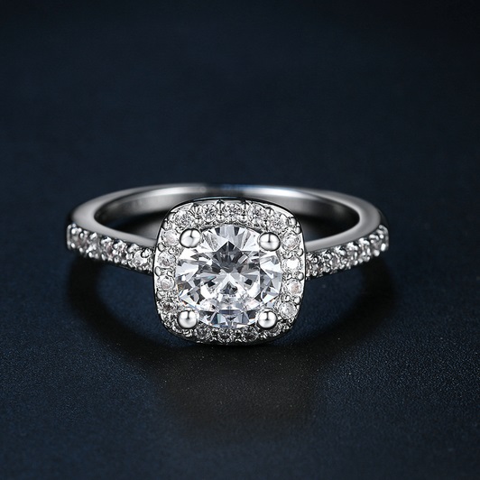 Bague CU-4316 - Argent / 57mm