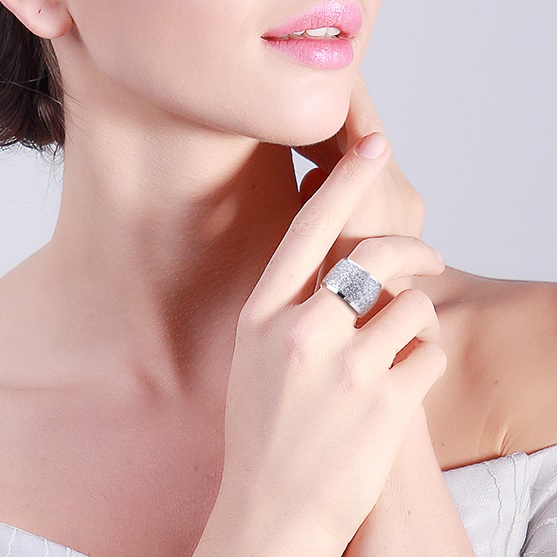 Bague GL-5444 - Argent / 55mm
