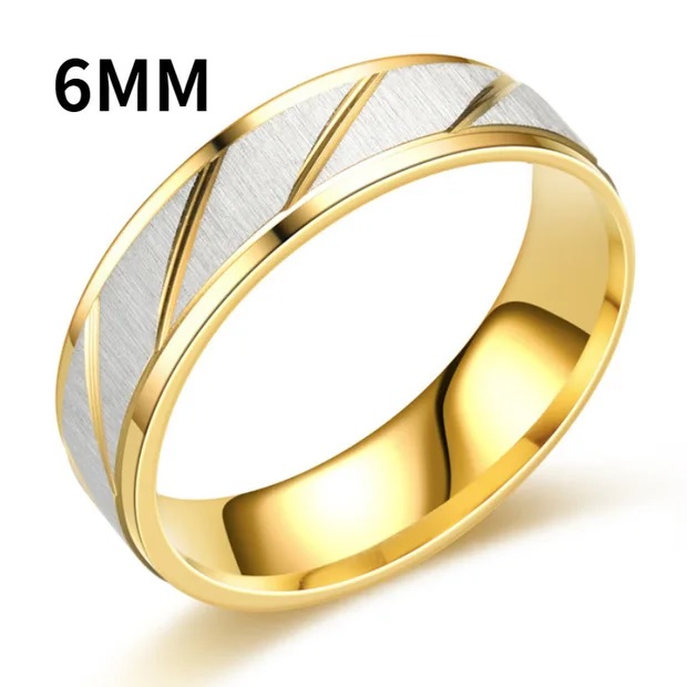 Bague pour homme SP-31779 - Doré / 49mm