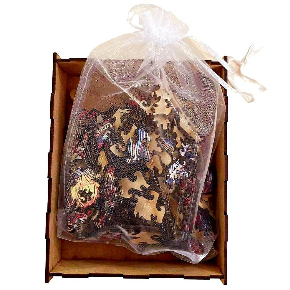 Puzzle en bois - Tigre / S