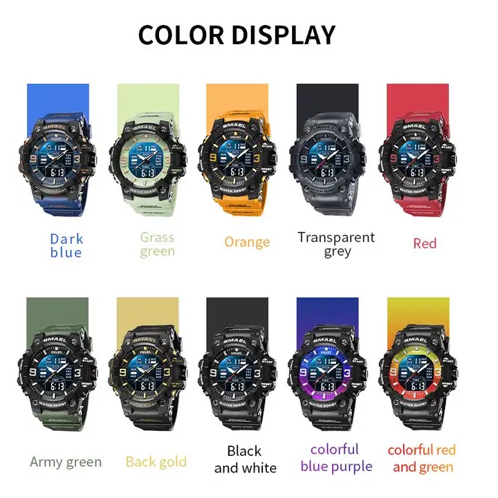Montre SMAEL TR-29457 - Noire