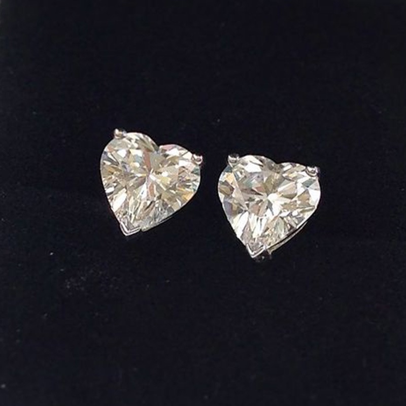 Boucles d'oreilles Small Hearts - Cristal